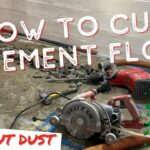 How To Cut Basement Concrete Floor For Plumbing?